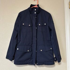 LAUREN RALPH LAUREN Active Women's Navy Blue Trench Coat Jacket Size S